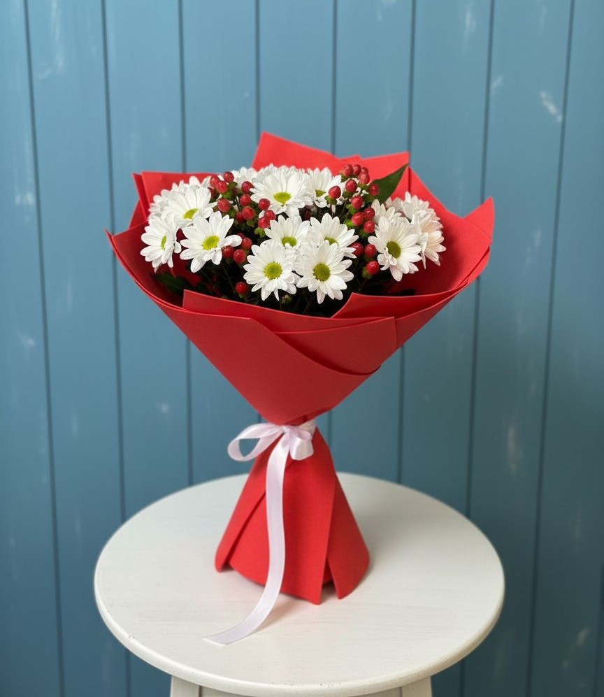 Букет цветов из: Хризантемы в Нарышкино