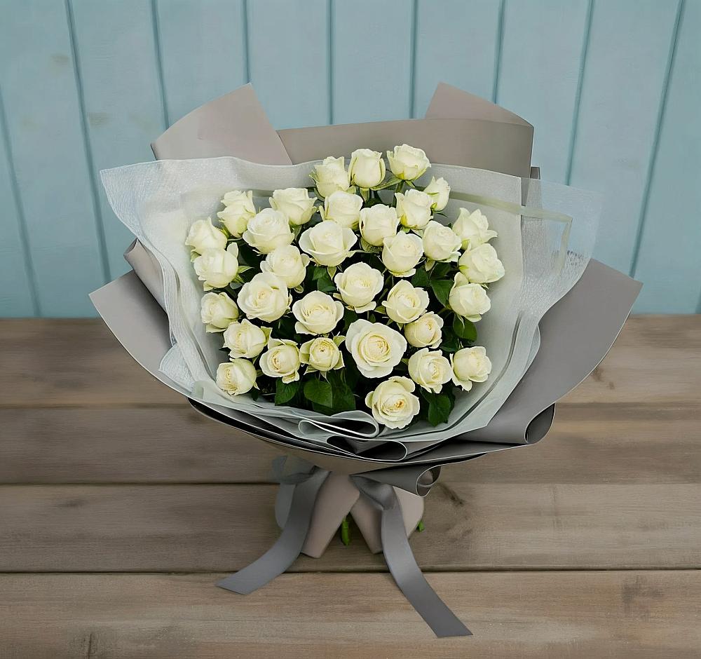 Букет Белоснежная нежность в Нарышкино