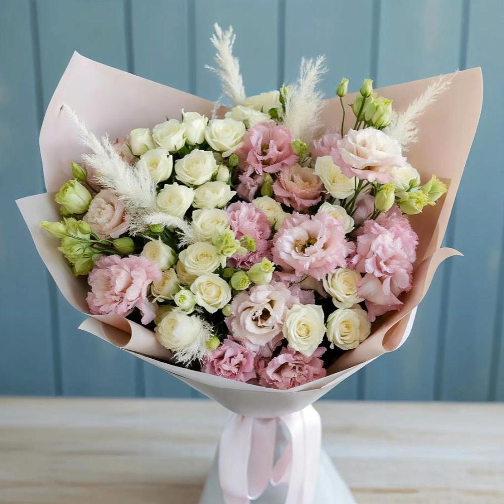 Букет цветов из: Альстромерии и Розы в Нарышкино