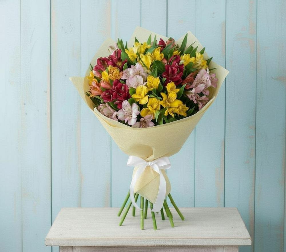 Букет цветов из: Альстромерии в Нарышкино