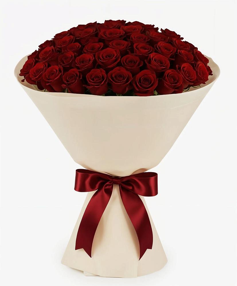 Букет 101 Бордовая роза Блэк Бакарра в Нарышкино