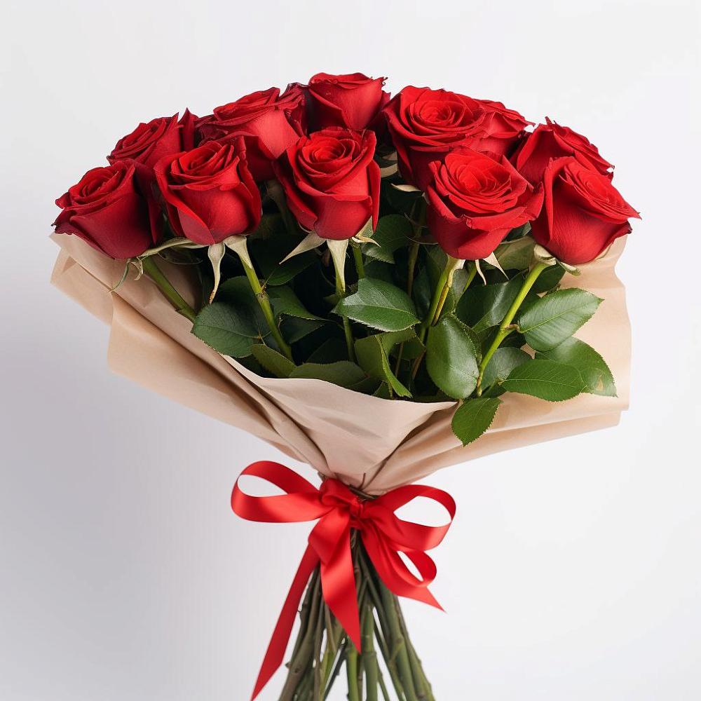 Букет 11 Красных роз Эдлесс Лав в Нарышкино